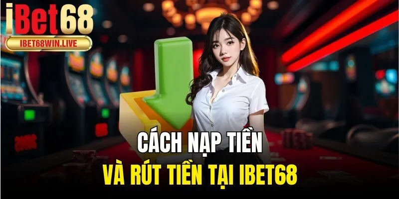 Cách nạp tiền và rút tiền tại ibet68 
