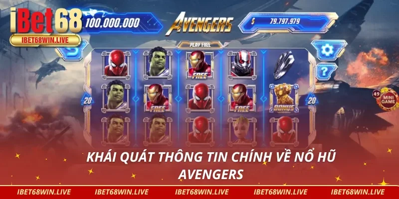 Những thông tin trọng điểm về Nổ Hũ Avengers